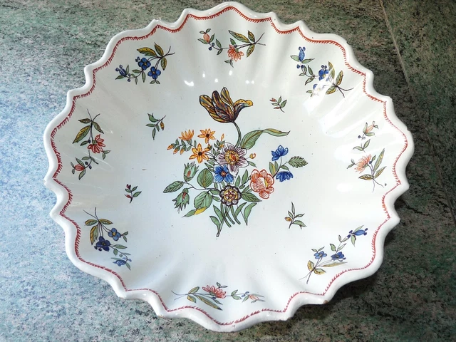 Dînette Miniature En Faïence Française 5 Pièces – Décor Fleuri, Fin XIXème