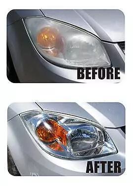 VISBELLA Car Vehicle Motorcycle Headlight Lamp Lens Cleaning Restoration DIY KIT 3