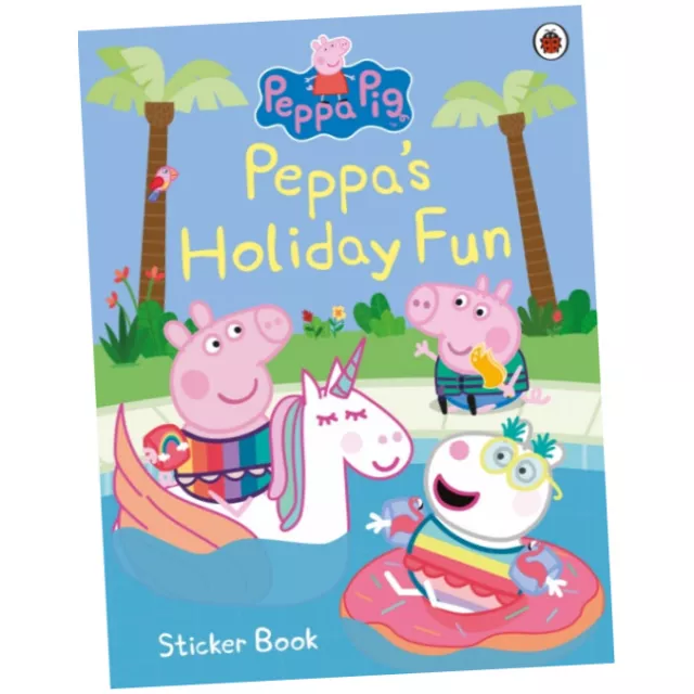 Peppa Pig: Peppa's Holiday Fun Sticker Book - Peppa Pig (2021, Paperback) Z3