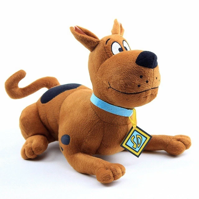 SCOOBY DOO DOG Lying Plush Toy Soft Stuffed Animal Doll 12" Cuddly