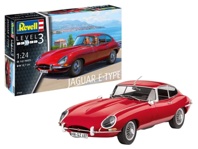 Revell Jaguar 100th Anniversary Gift Set - 2 Kits - Paint & Glue