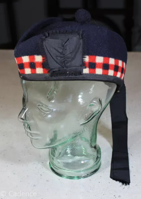 WW1 Scottish Canadian Highlander Glengarry Hat Cap Diced Royal Regiment Sz 7 419