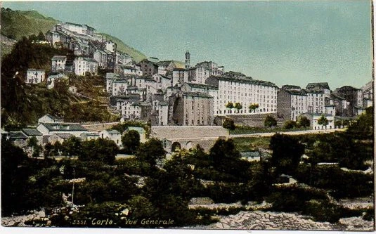 CPA 2B CORSE - Corte - Vue générale, citadelle EUR 9,95 - PicClick FR