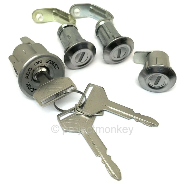 OEM TOYOTA 7983 Land Cruiser BJ40 FJ40 Cylinder Lock Set w/ Keys Ignition Doors EUR 208,41