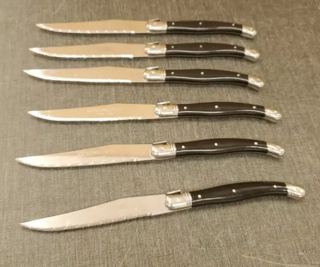 Todd English 12 Piece Stainless Steel Laguiole Steak Knife Set Knives  Cutlery