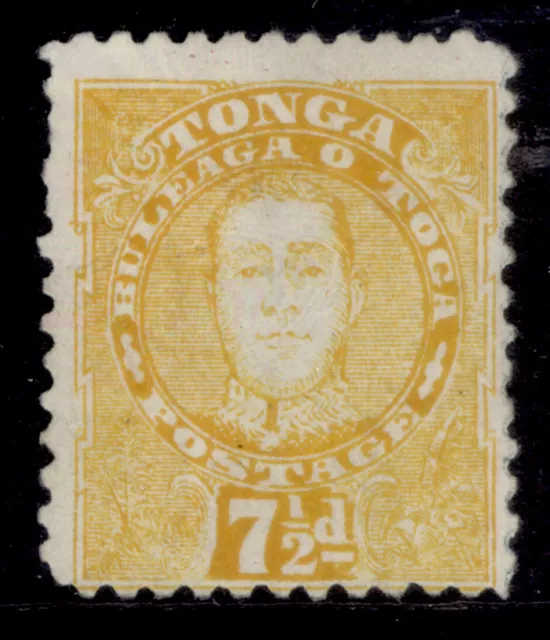 TONGA QV SG35, 7½d orange-yellow, UNUSED. Cat £45.