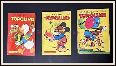 ⭐ TOPOLINO libretto # 90 / 91 / 94 - Disney Mondadori 1954 - DISNEYANA.IT ⭐