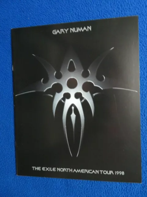 Gary Numan   North American Exile Tour 1998 Tour Book    Hard To Find