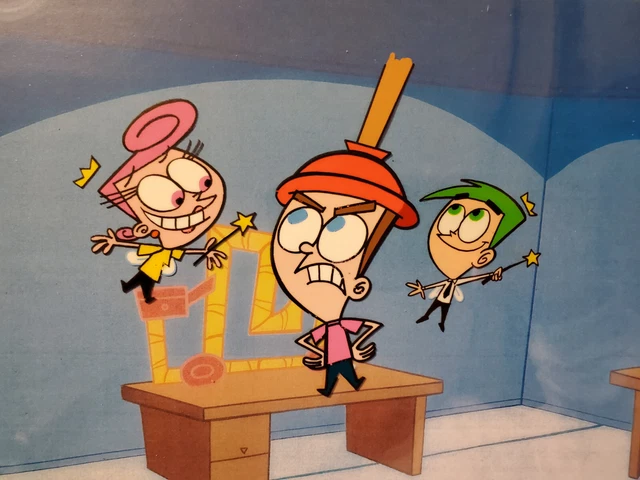 Fairly Odd Parents Original Production Cel Cell Animation Art Nickelodeon