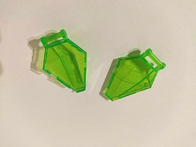LEGO 2x Pare-Brise/Aile 5x4x1 Windscreen/Wings ¤ 2x Trans-Green/Vert Trans( C36)