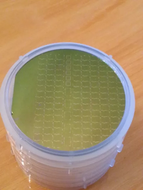 2" Silicon Wafer Unfinished Bell Labs Western Electric  Extremely Rare