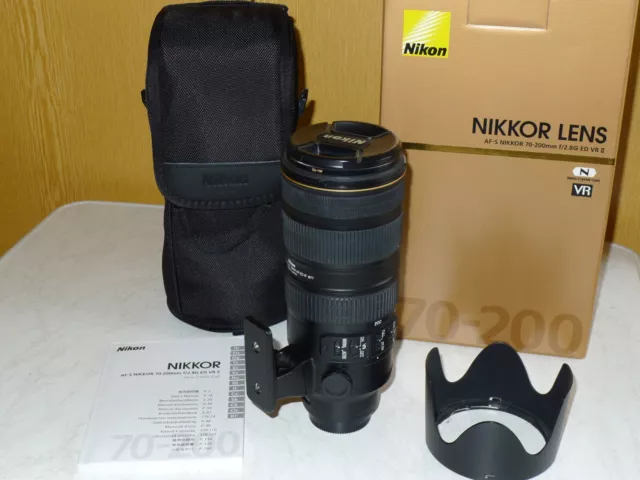 Nikon Nikkor 70-200 mm F/2.8 II G ED SWM AF-S VR N M/A ED Objektiv