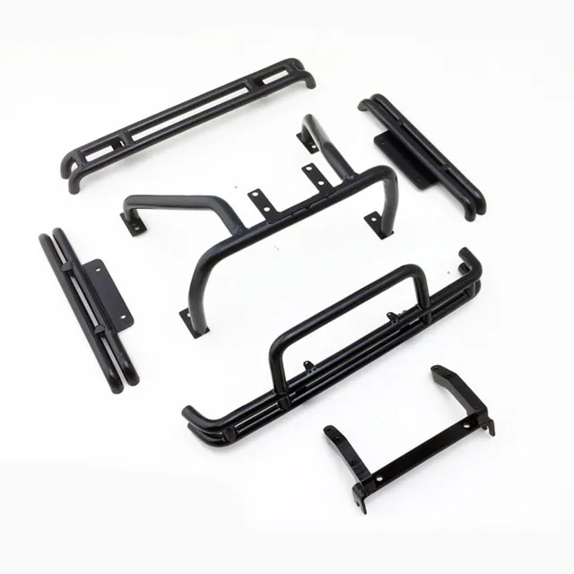 Front Metal Rolling Cage pedals Bumpers For TAMIYA 1/10 Buriser HILUX RC Crawler
