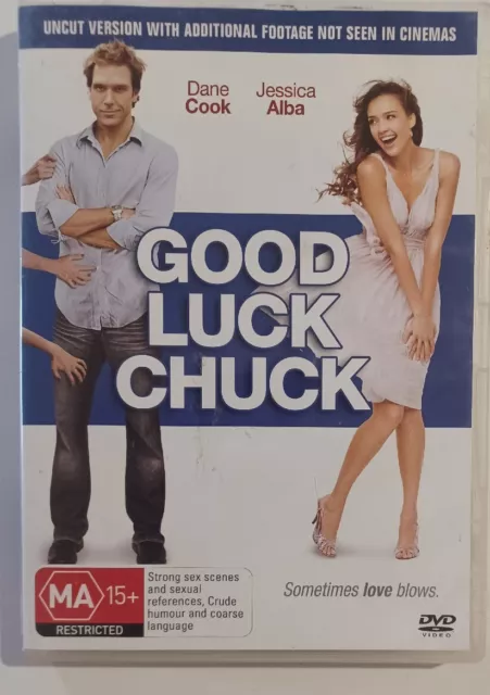 Good Luck Chuck DVD R4 GC Romantic comedy Jessica Alba, Dane Cook Free Post