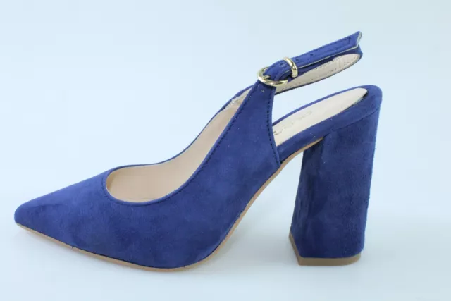 Women's shoes OLGA RUBINI 5 (EU 35) pumps blue suede DR040-35