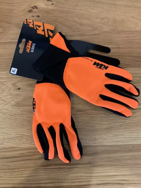 KTM Handschuhe Factory Team lang All Season orange Gr. L Fahrrad ebike NEU