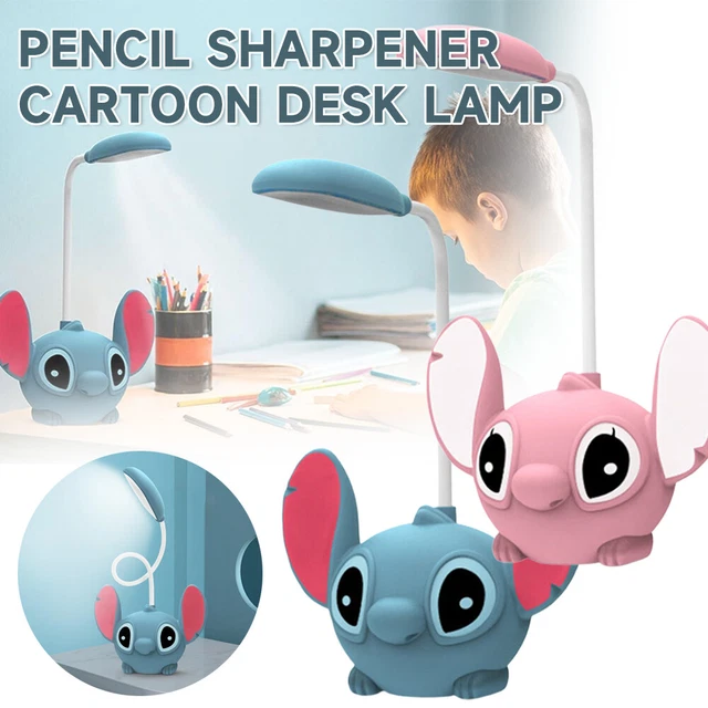 STITCH USB CHARGING Port Rechargeable LED Desk Lamp & Pencil Sharpener