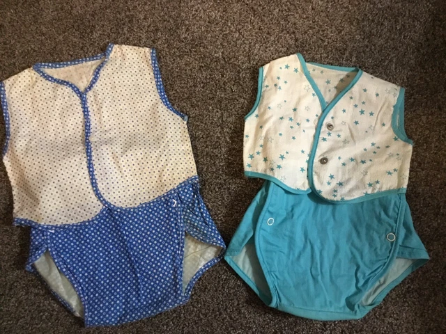 2 Vintage Diaper Cover Sets