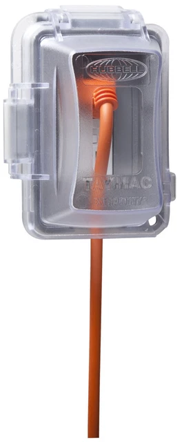 Taymac Mm420 4-3/16" Single Gang While-In-Use Cover - Clear
