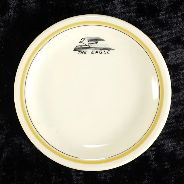 1951 Missouri Pacific Lines The Eagle Streamliner Train Restaurant China Plate