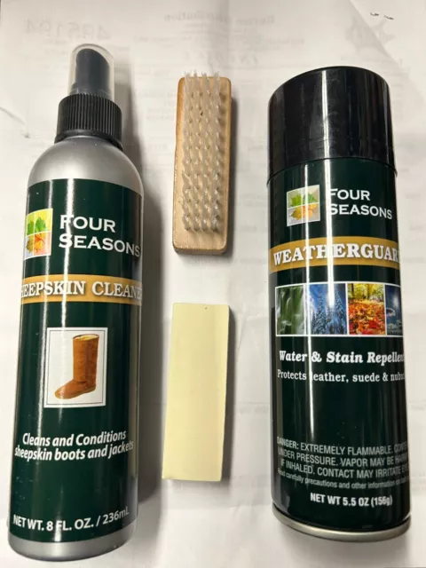 Four Seasons Sheepskin Cleaner and Conditioner Care Kit