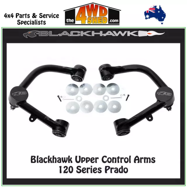 BlackHawk 4x4 Upper Control Arms fit Toyota 120 Series Prado UCAs