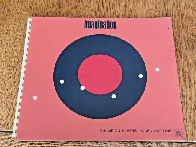 Champion Papers Imagination 70s ヴィンテージ Vintage 1974 Champion Papers, 3 Color Posters, Imagination