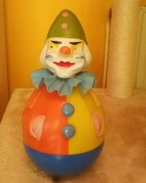 Rolly Toys Clown Stehaufmännchen  Westgermany 60 er