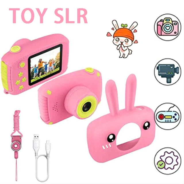Cute Kids Digital Camera Toy 2.0 inch for Children with 12MP HD 1080P w