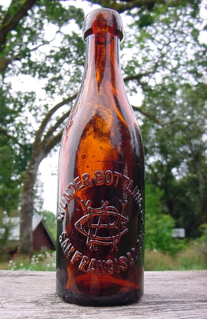 Old Western Beer - "WUNDER BOTTLING / SAN FRANCISCO, CAL" - Split Size Bottle!