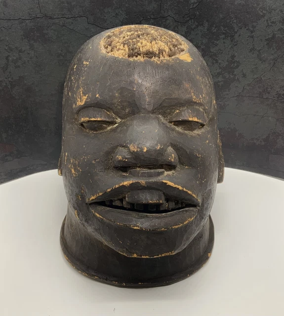 Traditional African Makonde Lipico Helmet Mask