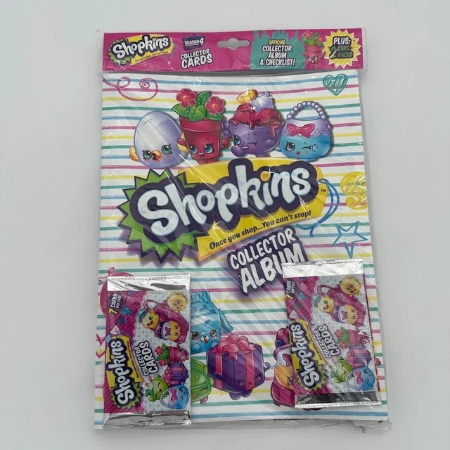 SHOPKINS SEASON 4 Binder With 2 Packs Of Trading Cards New Sealed $14.95 -  PicClick