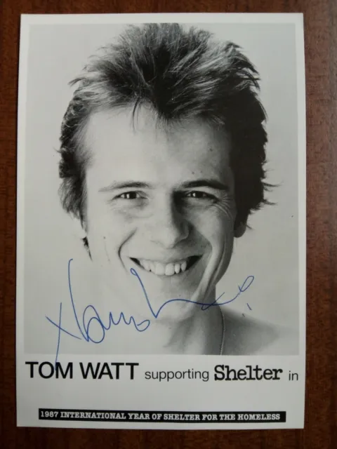 TOM WATT *Lofty Holloway* EASTENDERS HAND SIGNED AUTOGRAPH CAST CARD FREE POST