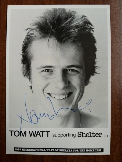 TOM WATT *Lofty Holloway* EASTENDERS HAND SIGNED AUTOGRAPH CAST CARD FREE POST