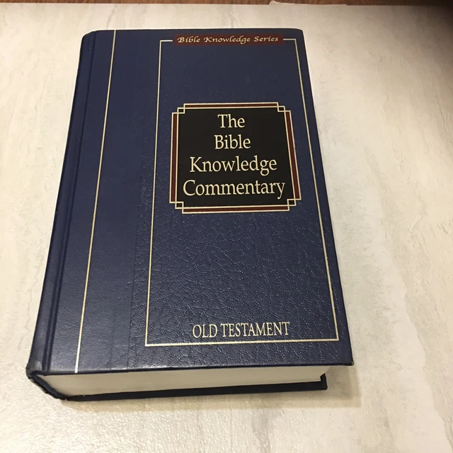 THE BIBLE KNOWLEDGE Commentary, Walvoord &amp; Zuck, Old Testament *CLEAN TEXT! £17.44 - PicClick UK