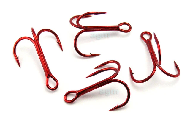 Lot De 10 Hameçons Triples VMC N°2 - Réf 9620 PS, Neufs, Pour Carnassiers
