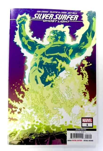 Marvel SILVER SURFER: GHOST LIGHT (2023) #1 2nd PRINT Key 1st App VF Ships FREE!