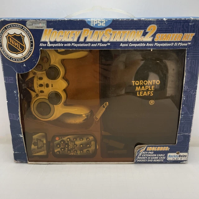 Naki Hockey PlayStation 2 Starter Kit Toronto Maple Leafs- New Opened Box.