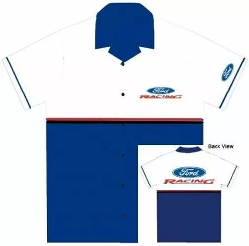 Ford Racing Pit Crew Shirt * High Quality Apparel * Ships Worldwide & FREE to US