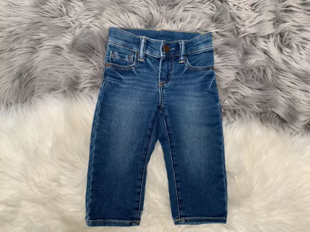 Baby Gap Toddler Boy Kids Slim Fit Jeans Size 12-18 Month Blue Denim