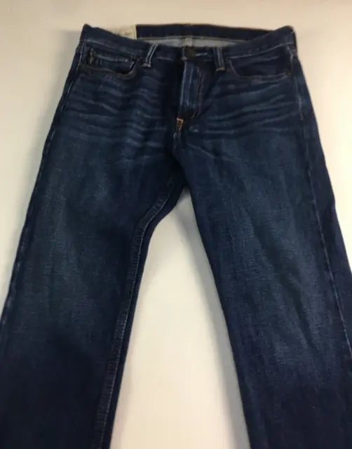 ABERCROMBIE AND FITCH JEANS Age 16 Years Short 30 W 25 L Blue denim navy BOYS