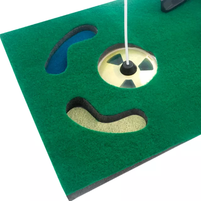 PGA TOUR 6 Fuß Golf Putting Set Übungsmatte Inc Putter & Guide Ball mit Putter 2