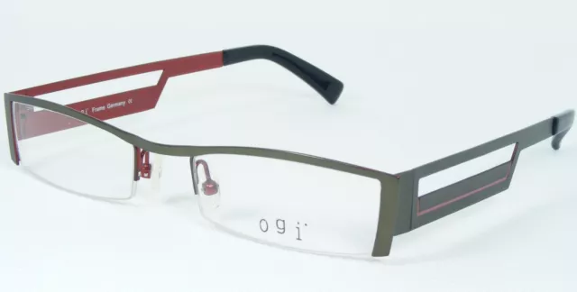 OGI 9038 641 Vert Olive/Cerise Lunettes Monture 51-19-140mm Allemagne