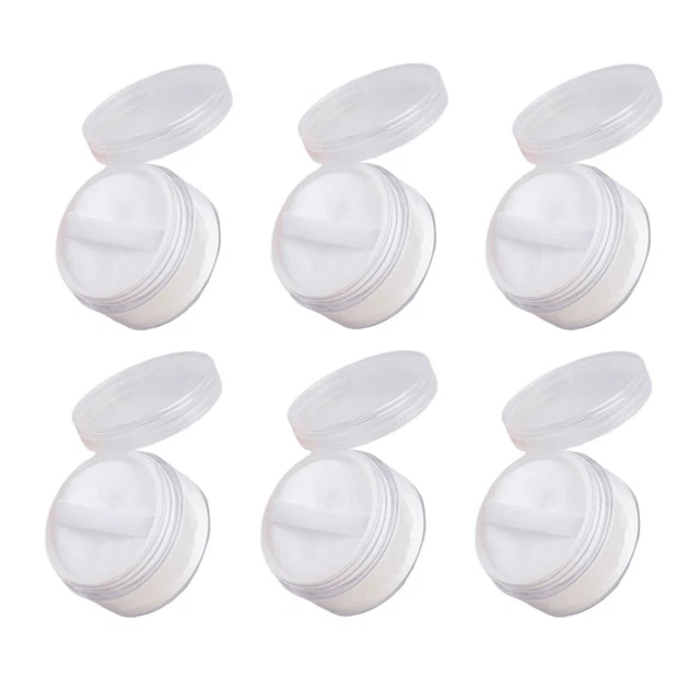 Bottiglia cosmetica portatile in plastica con contenitore per polvere contenitore da viaggio polvere trucco