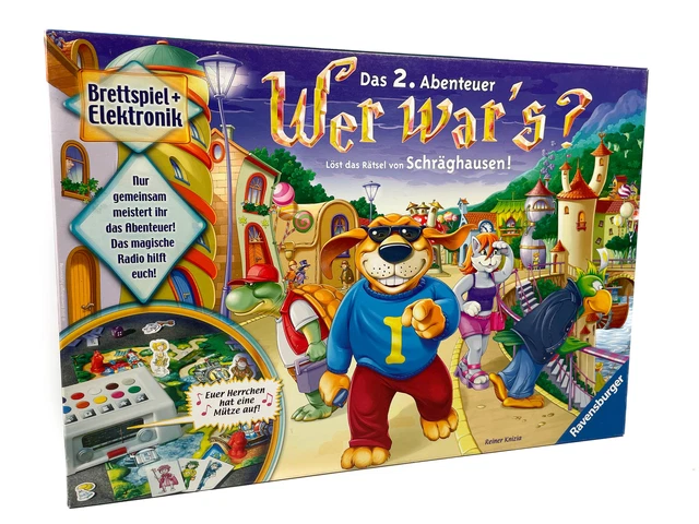 Wer war`s? - Das 2. Abenteuer - Brettspiel von Ravensburger - GEPRÜFT & KOMPLETT