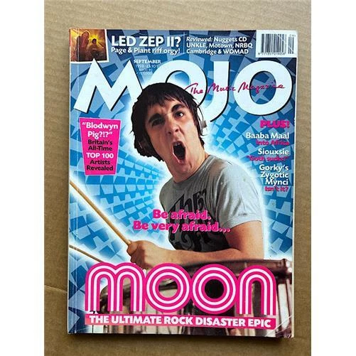 WHO MOJO #58 MAGAZINE SEPTEMBER 1998 KEITH MOON COVER WITH MORE INSIDE- Some cre