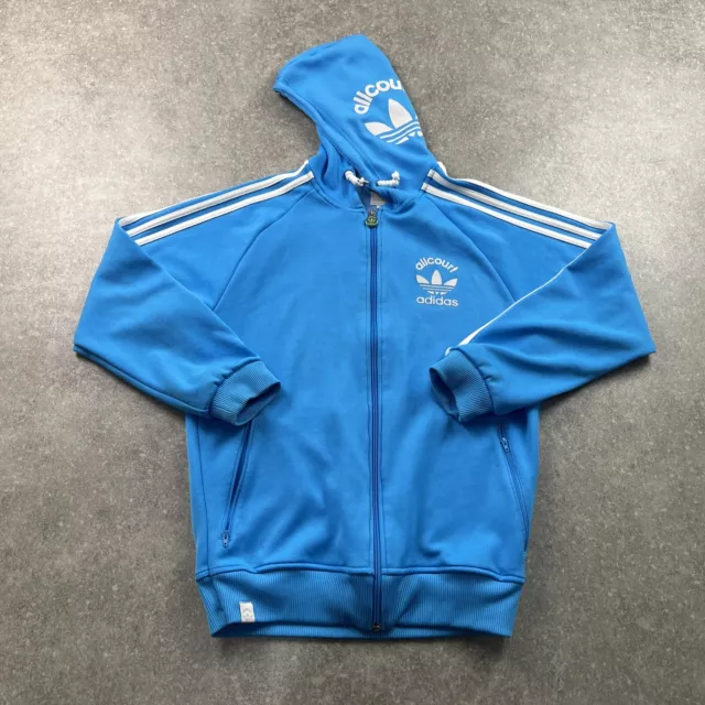 VINTAGE ADIDAS ALL Court Baby Blue Full Zip Hoodie Track Jacket Size M 45.00 PicClick UK