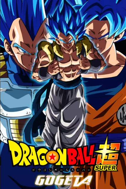 Dragon Ball Super Poster Goku and Vegeta SSJ Blue 18inx12 in Free Shipping