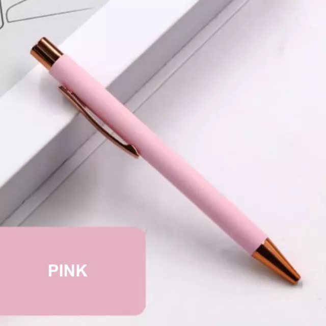 Promotional Pens Rose Gold Metal pen Personalised Bulk Pens Engraving Gifts