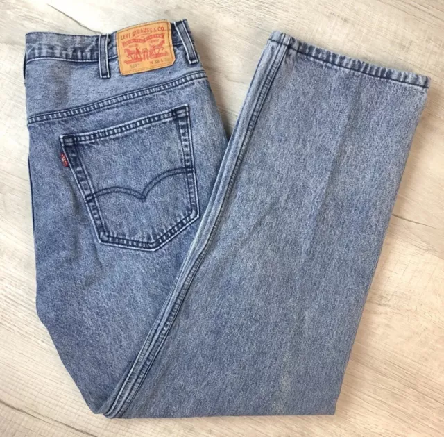 Levi’s 569 Jeans Vintage Y2K Stonewashed 100% Cotton Blue Denim Mens Size 38x32